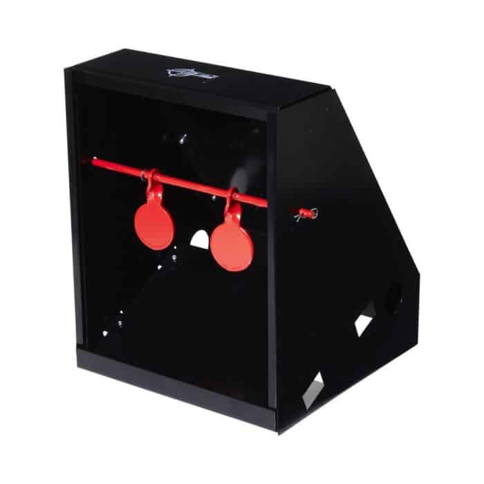 An15429jpg - allen ez-aim air gun pellet & bb shooting target & trap 7"w x 7. 5"h - black - an15429