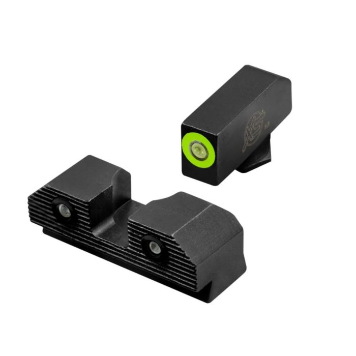 Aqglr201p6g-1jpg - xs sight systems r3d 2. 0 night sights for glock green front with black rear - aqglr201p6g 1