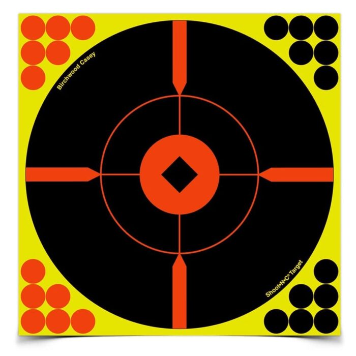 Ba34016jpg - birchwood casey shoot-n-c bull's eye bmw targets 12" 100/ct - ba34016