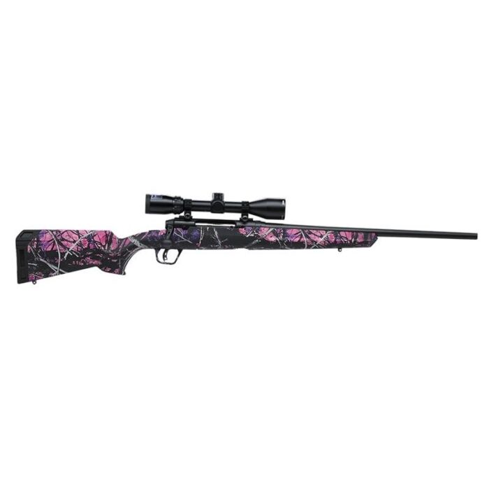 Bv57478_1jpg - savage arms axis ii xp compact rifle 6. 5 creedmoor 4/rd 20" barrel muddy girl pink with stock - bv57478 1