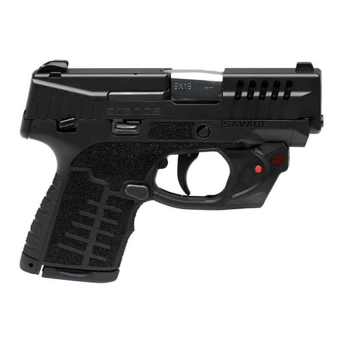 Bv67016_1jpg - savage arms stance black manual safety laser handgun 9mm luger 7 & 8rd magazines 3. 2" barrel black - bv67016 1