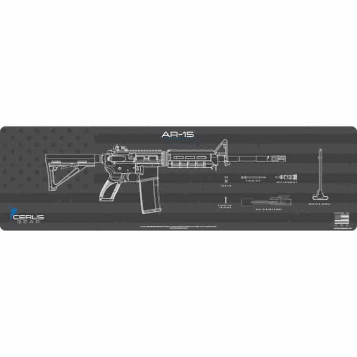 Cimmar15xshbgryjpg - cerus gear magnum xxl 14 x 48 ar-15 shadow board promat - gray - cimmar15xshbgry