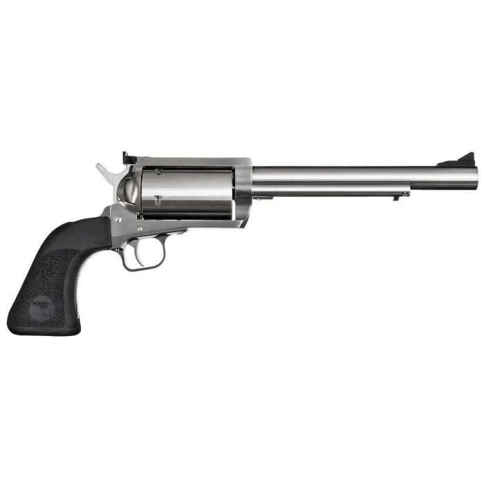 Dxbfr357mag76-1jpg - magnum research bfr revolver handgun. 357 magnum 6rd capacity 7. 5" barrel silver with black grip - dxbfr357mag76 1