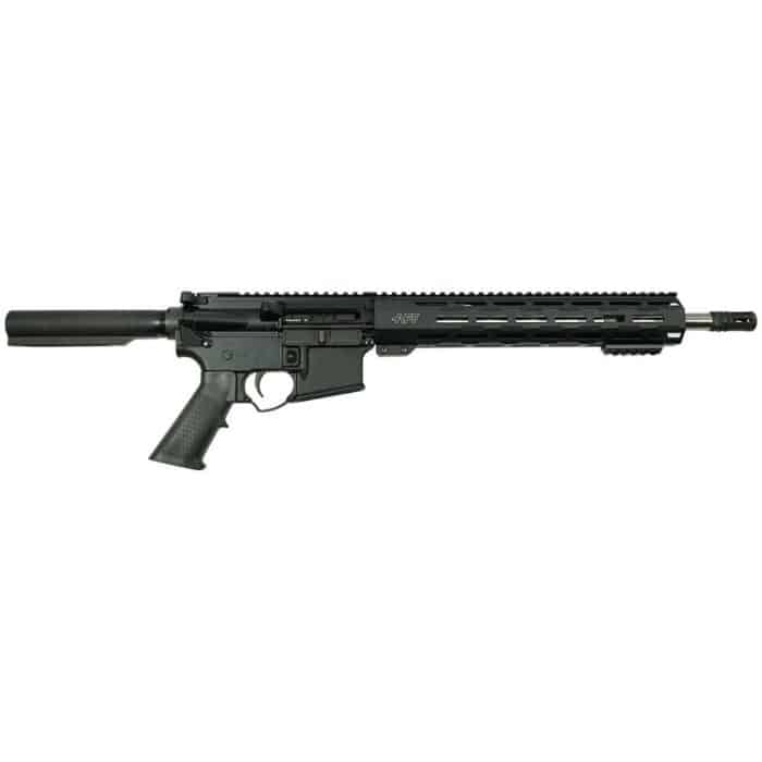 Apf 145in 223 wylde pistol proof research barrel tactical pistol alex pro firearms - apf armory proof ss pistol 223 wylde 30rd 14" barrel black(no brace) - elri215 right