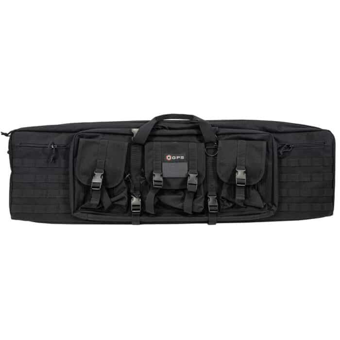 Gogpsdrc42_1jpg - g-outdoors double rife case 42" black - gogpsdrc42 1