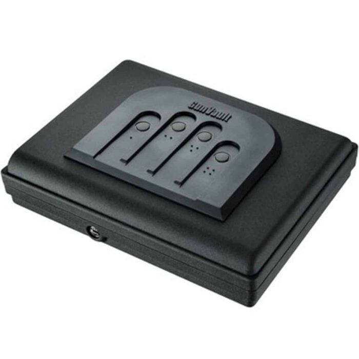 Gvmv55019-1jpg - gunvault microvault 1 gun keypad vault 11. 25" x 8. 88" x 2. 54" - gvmv55019 1