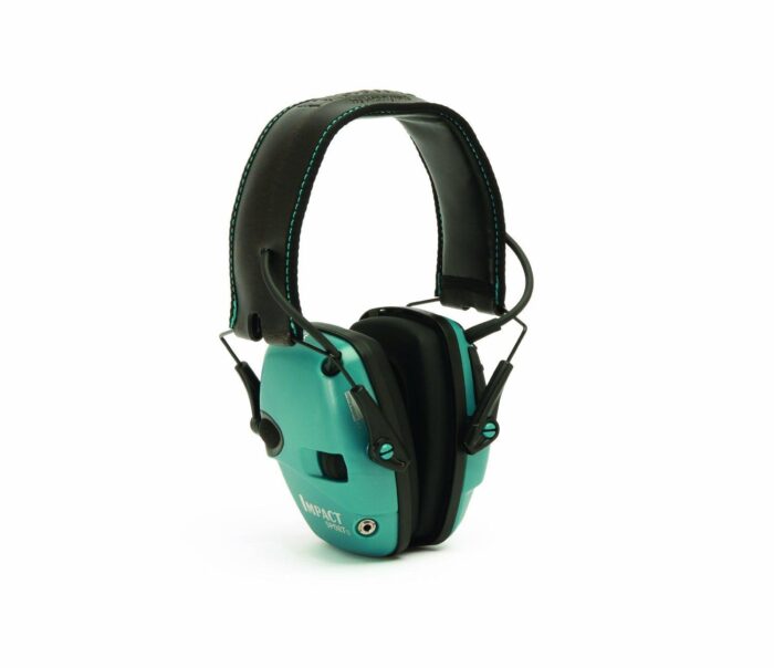 Hqr02521jpg - honeywell howard leight impact sport electronic ear muffs 22db teal - hqr02521