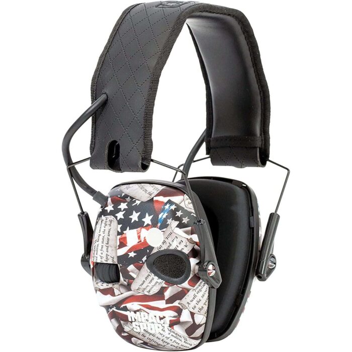 Hqr02546jpg - howard leight impact sport bluetooth small earmuff - 2nd amendment black diamond pattern band 21db nrr - hqr02546