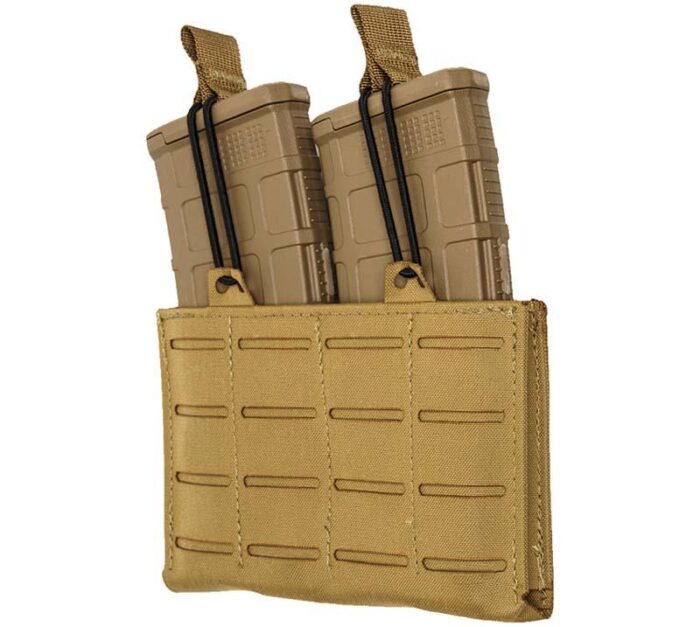 Int3567cyjpg - tacshield rzr molle double rifle magazine pouch coyote brown - int3567cy