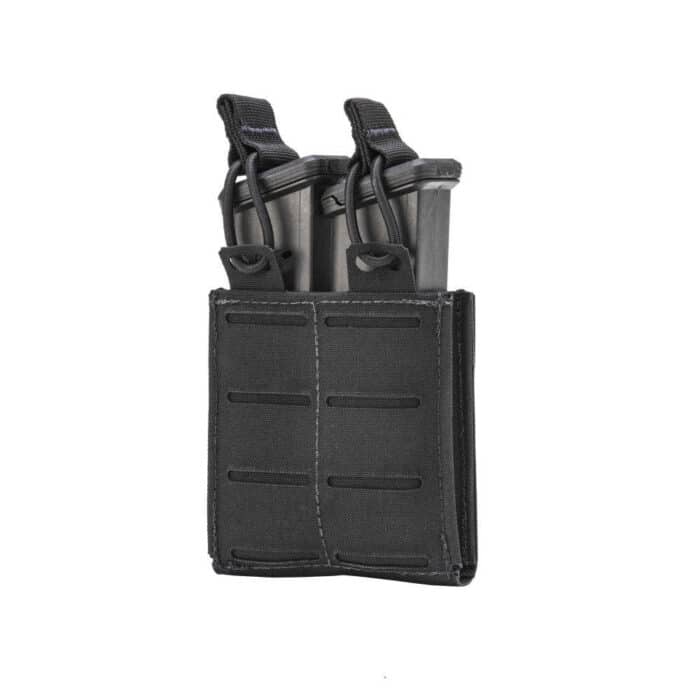 Int3667bkjpg - tacshield rzr molle double pistol magazine pouch black - int3667bk