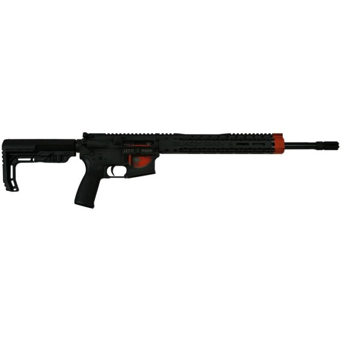 Irbro23072302-1jpg - black rain ordnance custom "grey orange battleworn tennessee" spec15 rifle 5. 56 30rd magazine 16" barrel - irbro23072302 1