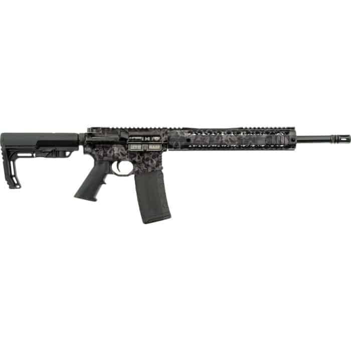 Irbrocryptblk-2jpg - black rain ordnance spec+ black skulls crypt rifle 5. 56mm 30rd magazine 16" barrel - irbrocryptblk 2