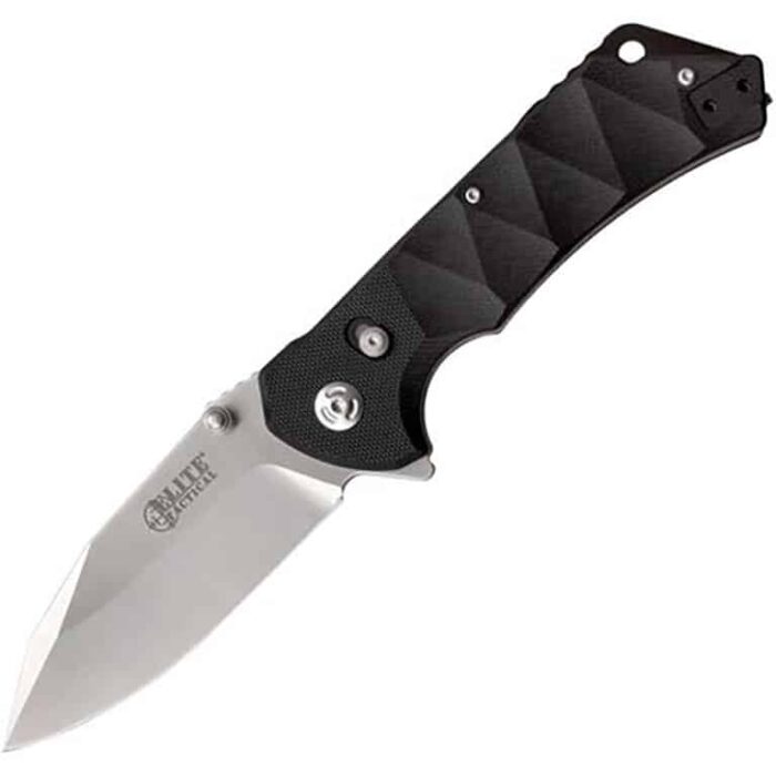 Jaetfdr005sjpg - master cutlery elite tactical parallax folding knife 3 1/2" blade black - jaetfdr005s