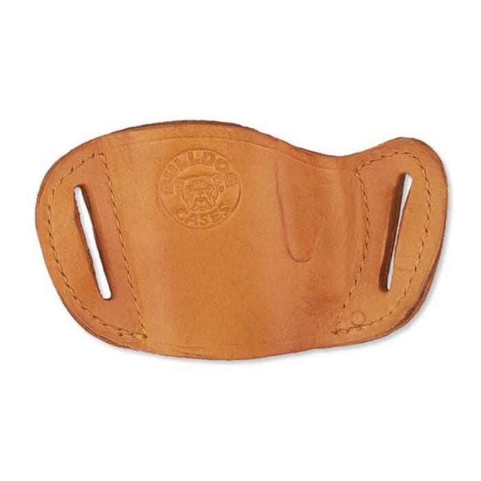 Jzmltljpg - bulldog molded leather belt slide holster for most large frame autos tan rh - jzmltl