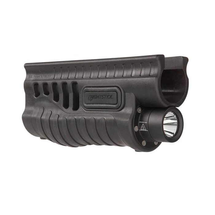 Nisfl13wljpg - nightstick shotgun forend light with white light black for remington 870/tac-14 - nisfl13wl