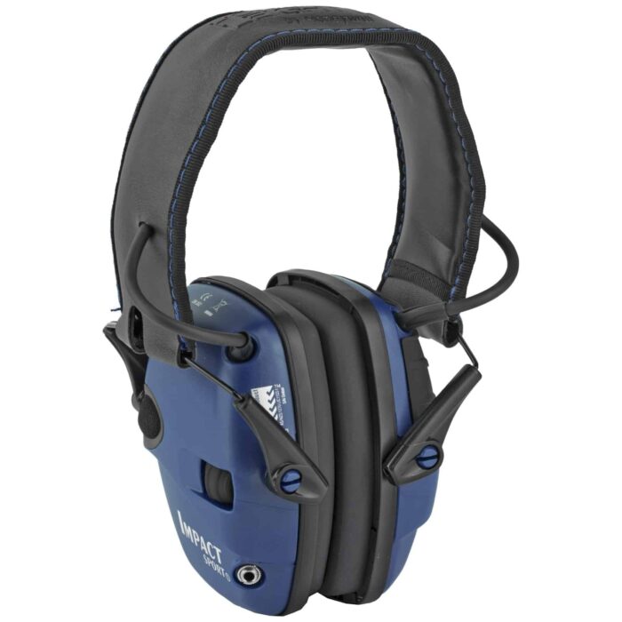 R02529jpg - honeywell honeywell howard leight impact sport earmuff blue 22db - r02529