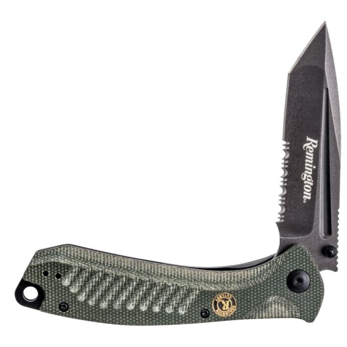 Rtr15735-1jpg - remington edc liner lock folding knife 5" tanto blade green - rtr15735 1