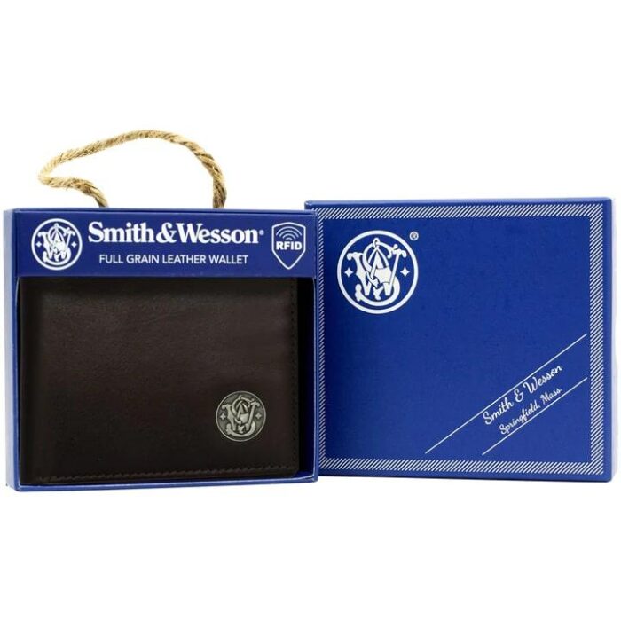 Rv49353jpg - rugged rare smith & wesson front pocket wallet black - rv49353