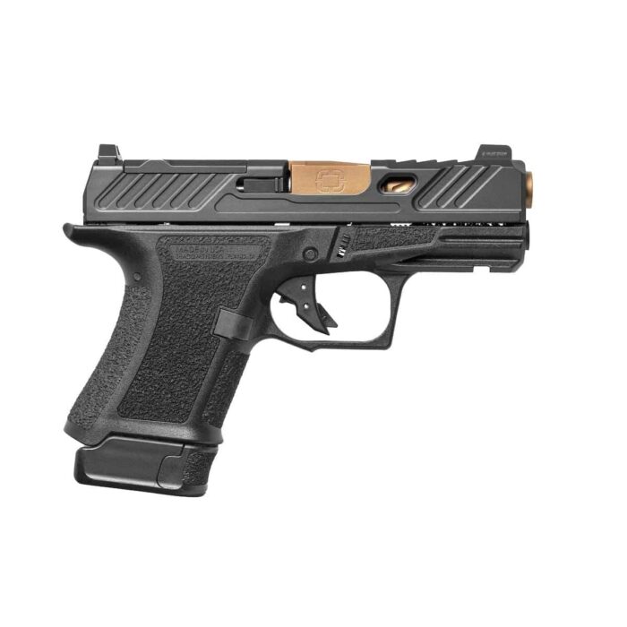 Ss-4011jpg - shadow systems cr920 elite slide handgun 9mm luger 13&10rd magazine 3. 41" bronze barrel black frame - ss 4011