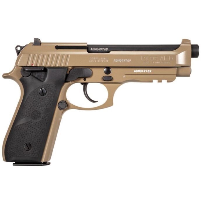 Tx192015aah-1jpg - taurus pt92 handgun 9mm luger 17rd magazines (2) 5" barrel fde black hogue grip - tx192015aah 1