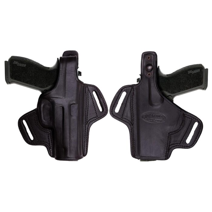 Tybh1310jpg - tagua gunleather thumb break belt holster for glock 19/23/32/38 black right hand - tybh1310