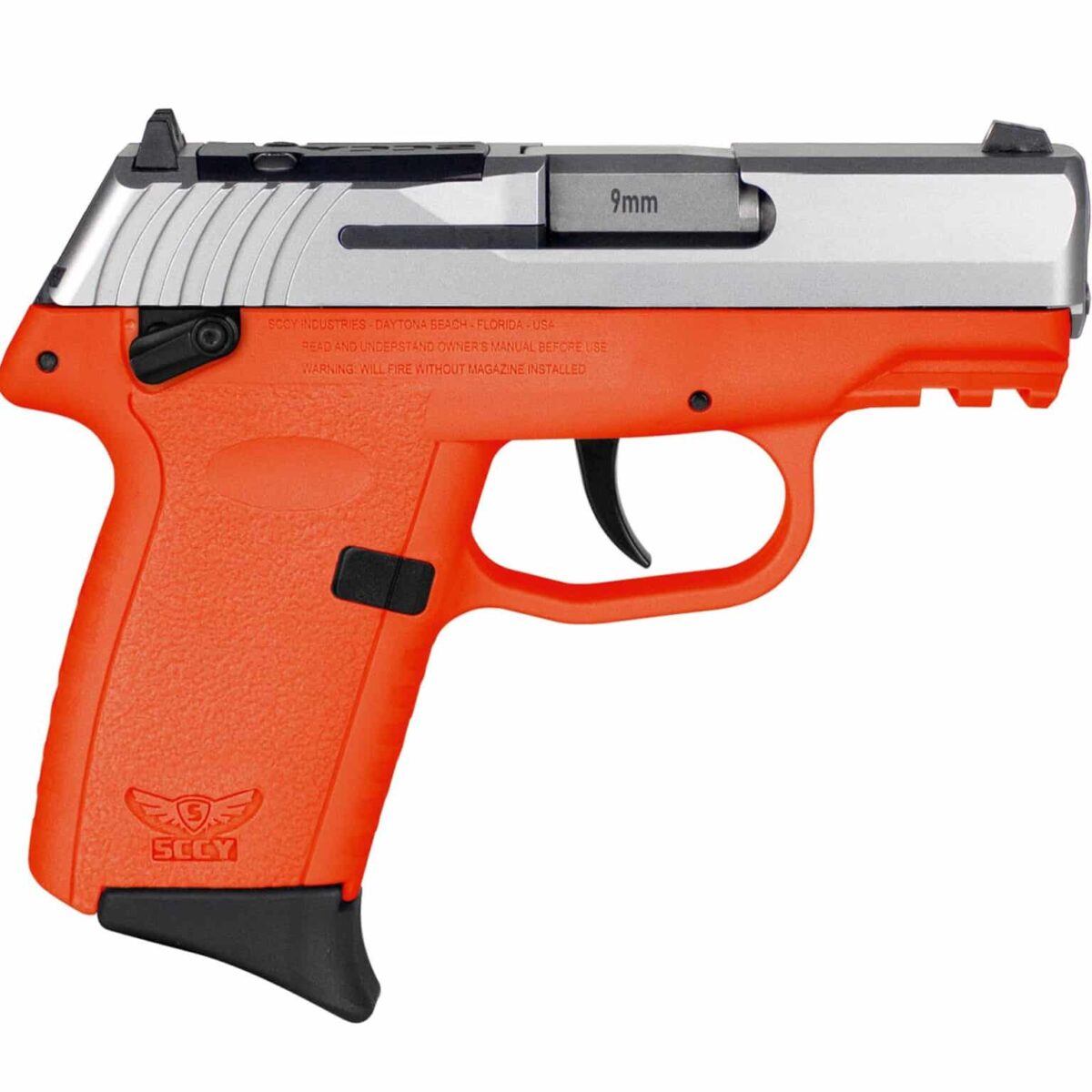 Uscpx1ttorrdrg3_1jpg - sccy cpx-1 rdr handgun 9mm luger 10rd magazine 3. 1" barrel external safety only stainless slide/orange frame - uscpx1ttorrdrg3 1