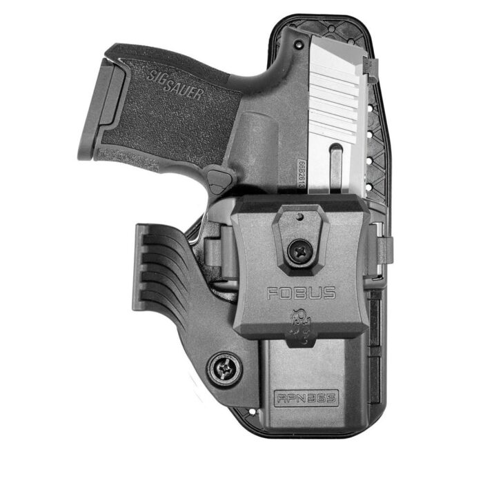 Xgapn365jpwg-1jpg - fobus handgun holster owb paddle iwb clip wing & sweatguard appendix sig p365-380 includes sas black ambi - xgapn365jpwg 1