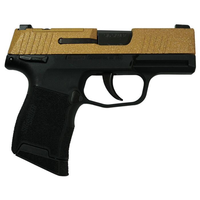 Xi681235gg-right2jpg - sig sauer "gold glitter" p365 optic ready handgun 9mm luger 10rd magazines(2) 3. 1" barrel x-ray 3 sights manuel safety - xi681235gg right2