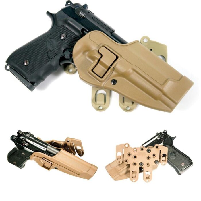 Xo40cl01ctrjpg - blackhawk! S. T. R. I. K. E. Serpa holster right hand - coyote tan - xo40cl01ctr