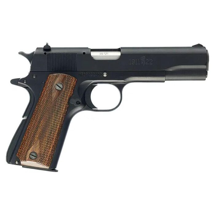 Xz051802490-1jpg - browning 1911 a1 full size handgun. 22 lr 10rd magazine 4. 25" barrel black with brown grips - xz051802490 1