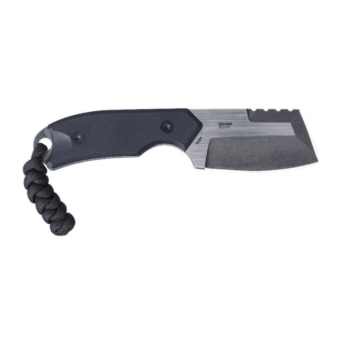 Zb4036-1jpg - crkt razel compact fixed knife 2-3/10" blade black - zb4036 1