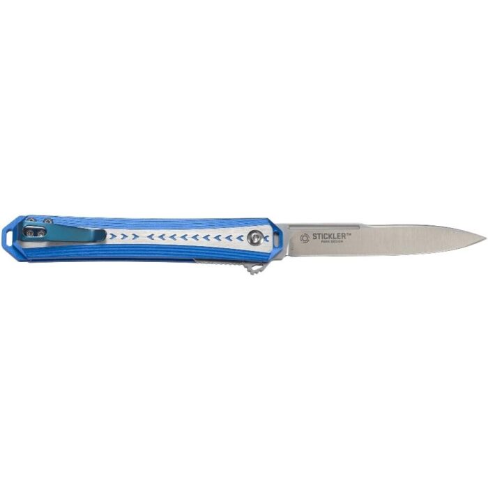 Zb6710-1jpg - crkt stickler assisted foldin knife 3-2/5" spear point blade blue - zb6710 1