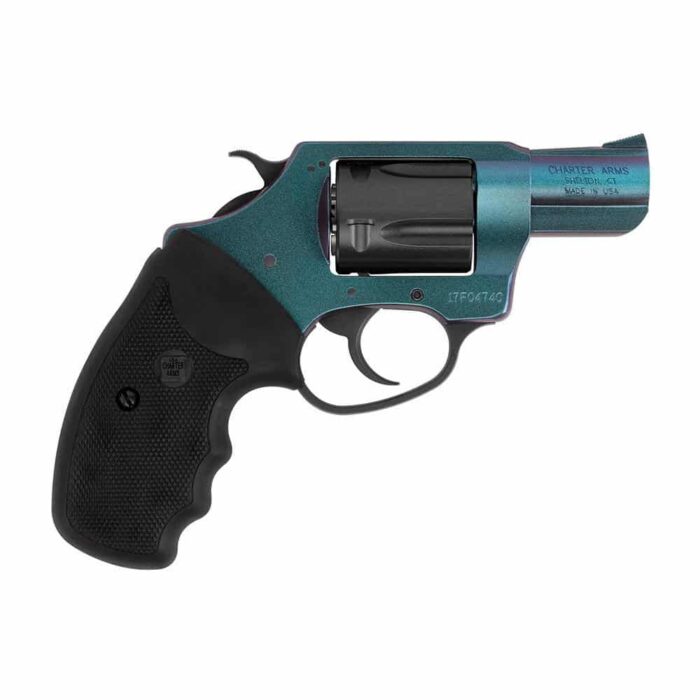 Charters223201jpg - charter arms undercover chameleon. 38 spl 5rd capacity 2" barrel blue-green frame black cylinder full grip - charters223201