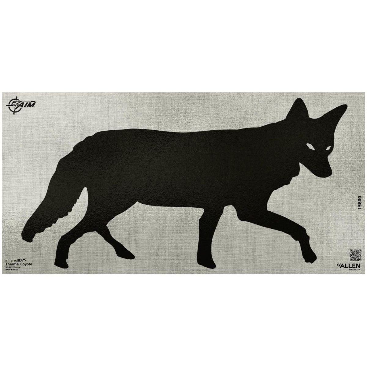 An15800-1. Jpg - allen ez aim thermal id coyote paper target 24"x12" grey - an15800 1