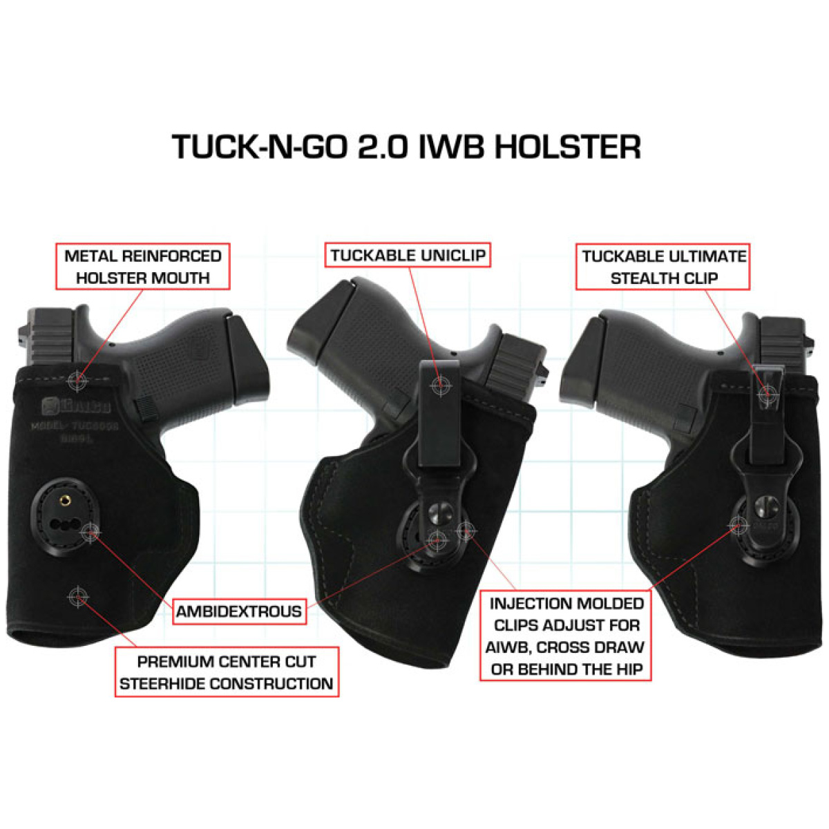 Tuc646b_features. Jpg - galco tuck-n-go itp holster - tuc646b features