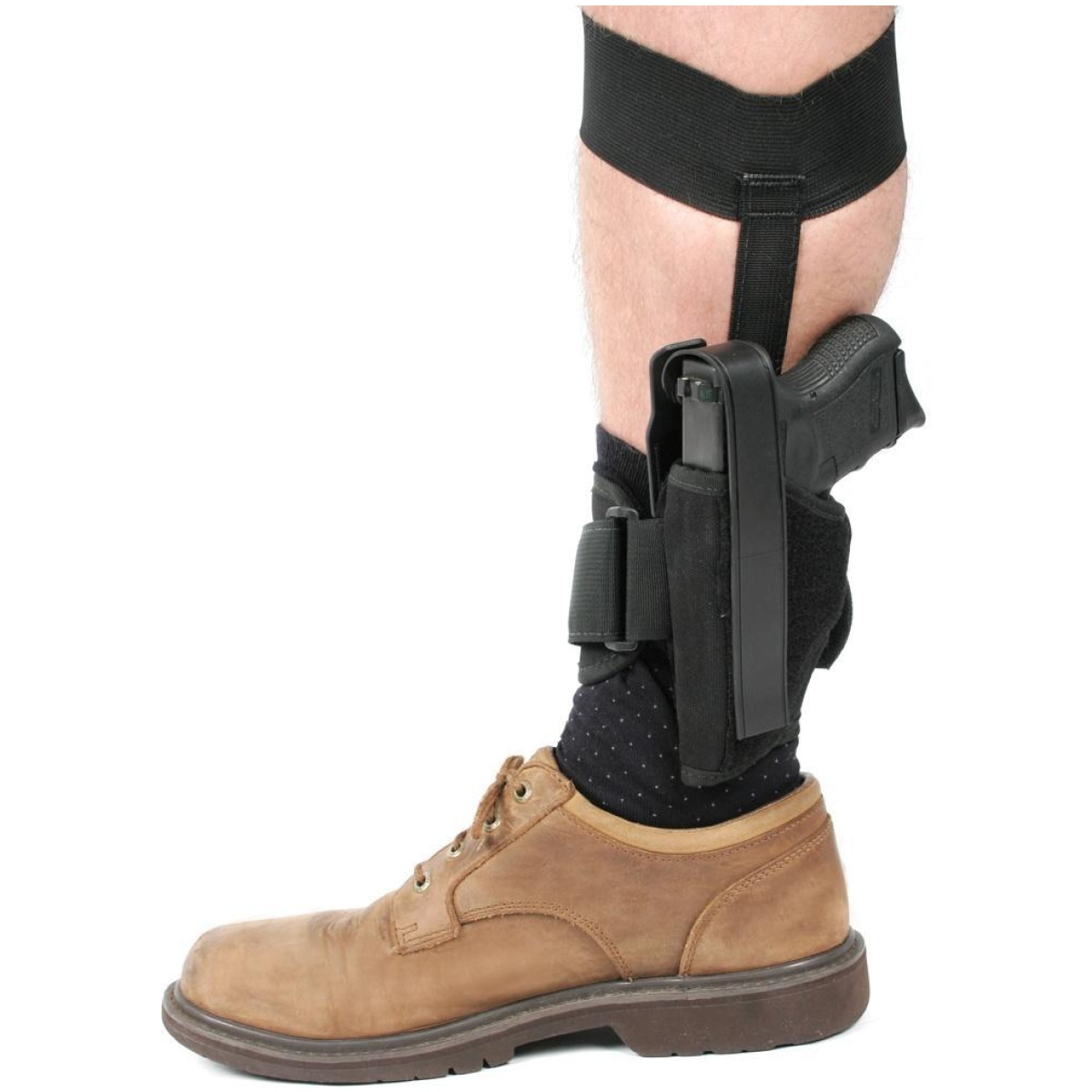 Xo40ah10bkl. Jpg - blackhawk ankle holster left hand - black - xo40ah10bkl