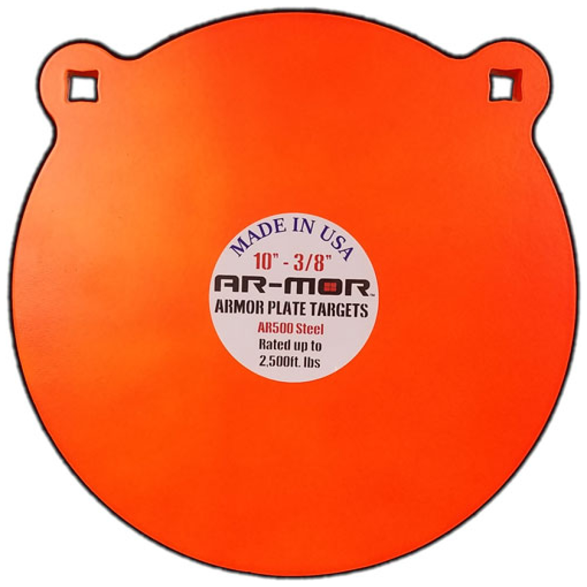 10tgt375. Jpg - ar-mor 10" ar500 steel gong - 10tgt375