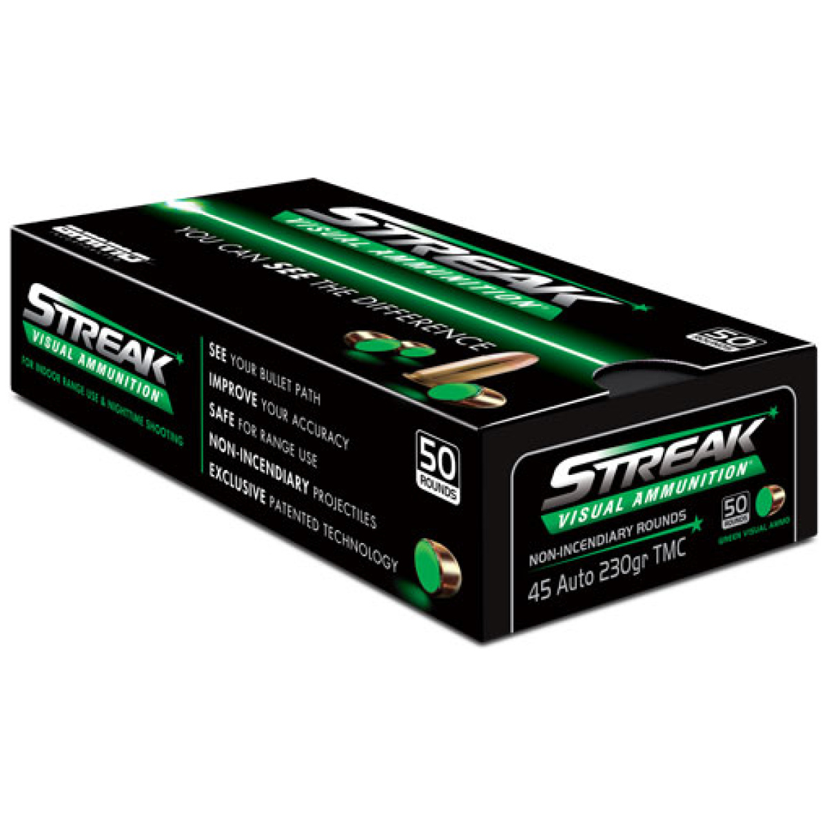 A45230strkgrn50. Jpg - ammo inc 45acp 230gr tmc green - a45230strkgrn50