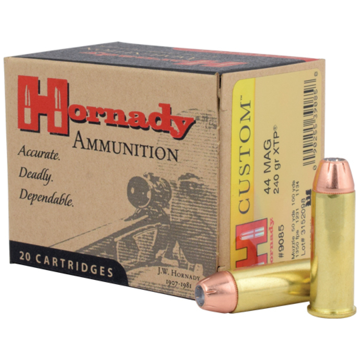 Ahdy9085_2. Jpg - hornady 44 rem mag 240gr xtp - ahdy9085 2