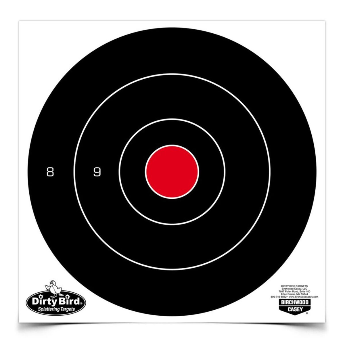 Babc35871. Jpg - birchwood casey dirty bird 8" bull's-eye target 200/ct - babc35871