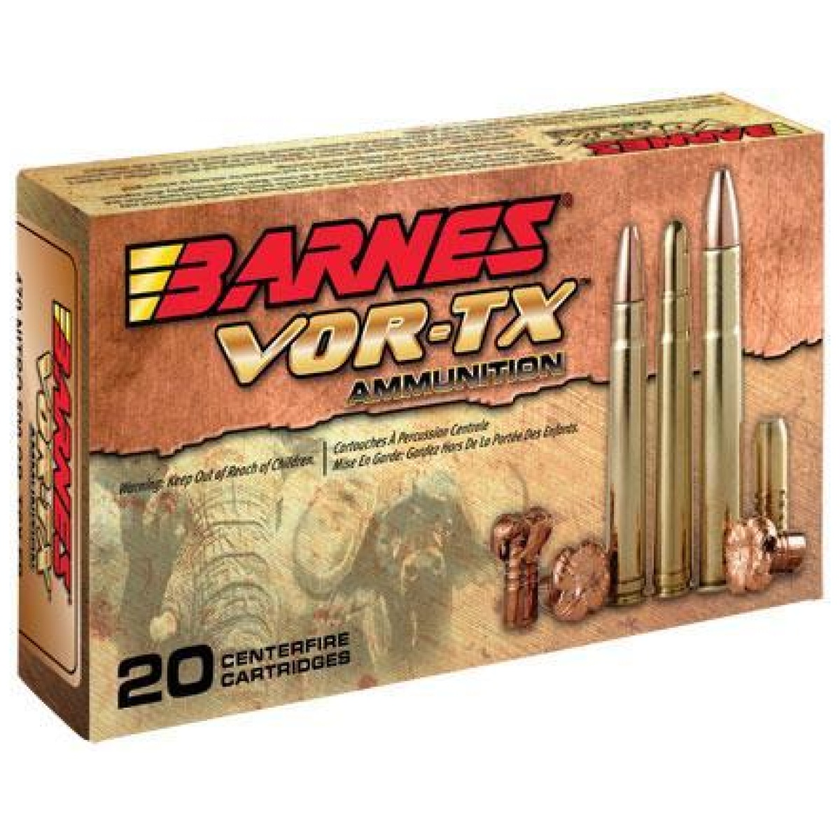 Bx22018. Jpg - barnes vor-tx safari rifle. 416 rem mag 400 gr rn 2420 fps - 20/box - bx22018