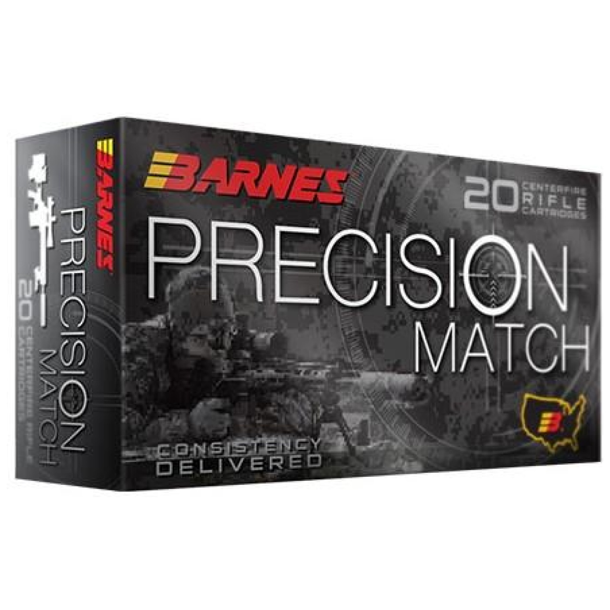 Bx30166_1. Jpg - barnes precision match rifle ammunition 6. 5 creedmoor 140 gr otm 2700 fps 20/ct - bx30166 1