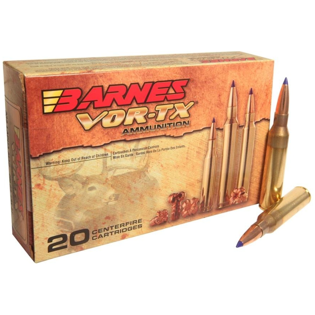 Bx30727. Jpg - barnes vor-tx rifle ammunition. 338 lapua mag 280 gr lrxbt 2600 fps 20 - bx30727