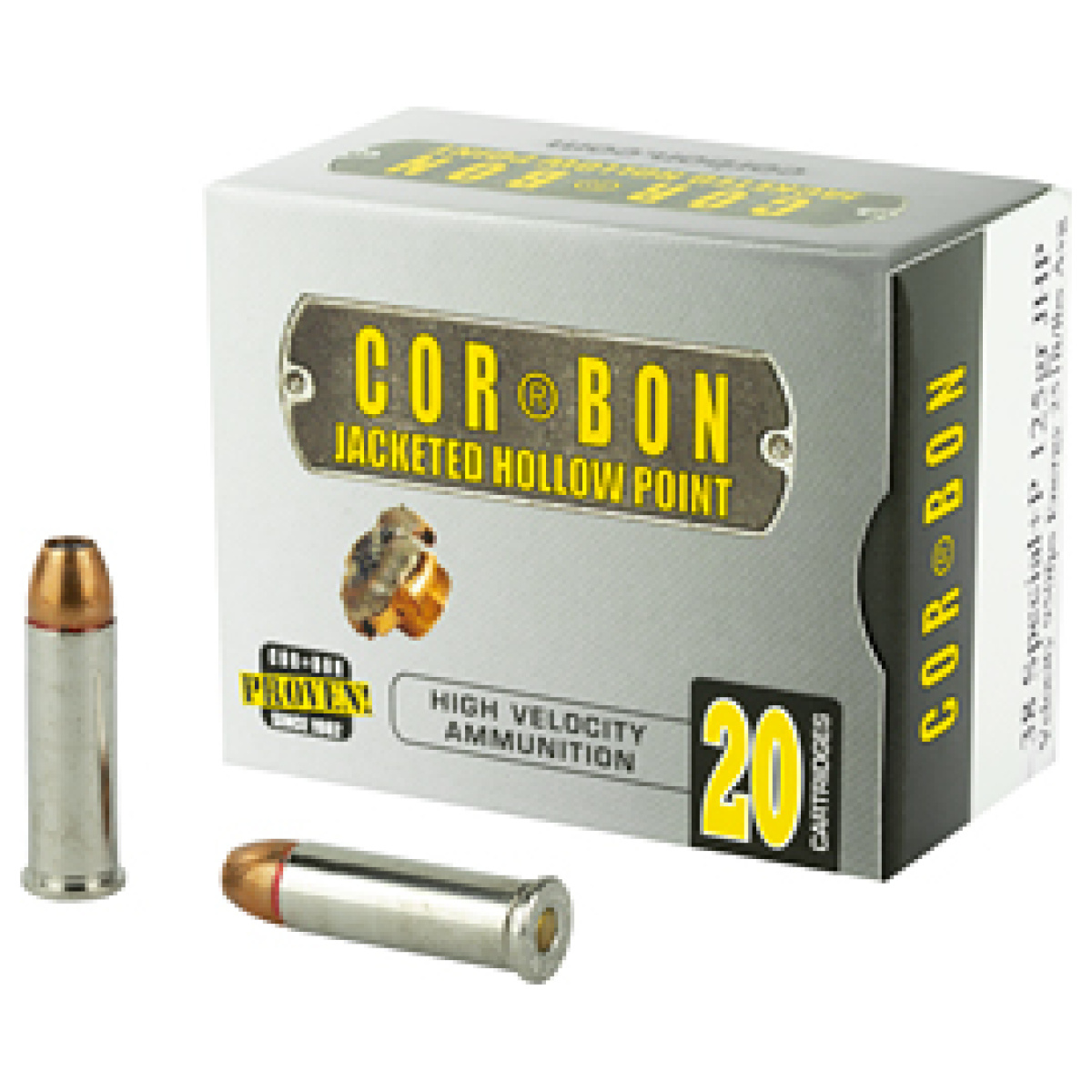 Cor38125_1. Jpg - corbon 38spl+p 125gr jhp 20/500 - cor38125 1