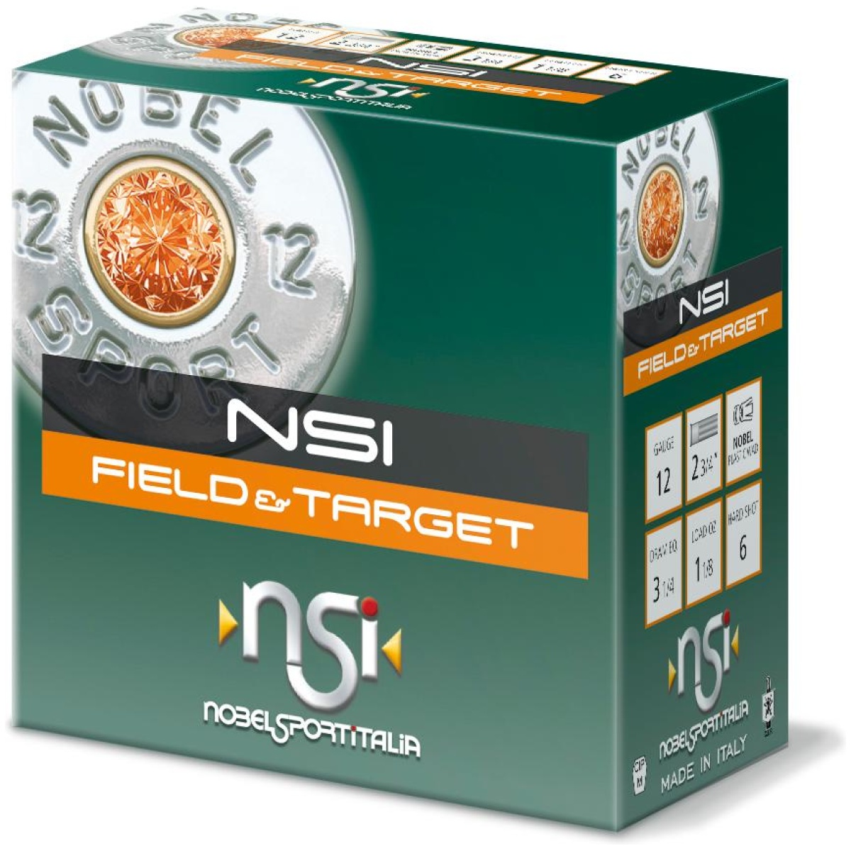 Epansf1275. Jpg - nobel sport field & target shotshells 12 ga 2-3/4" 1-1/8 oz 1255 fps #7. 5 25/ct - epansf1275