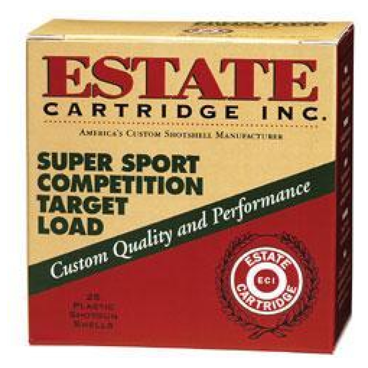 Etss12h75. Jpg - estate cartridge super sport 12 ga 2 3/4" 3 dr 1 1/8 oz #7. 5 1200 fps - 25/box - etss12h75