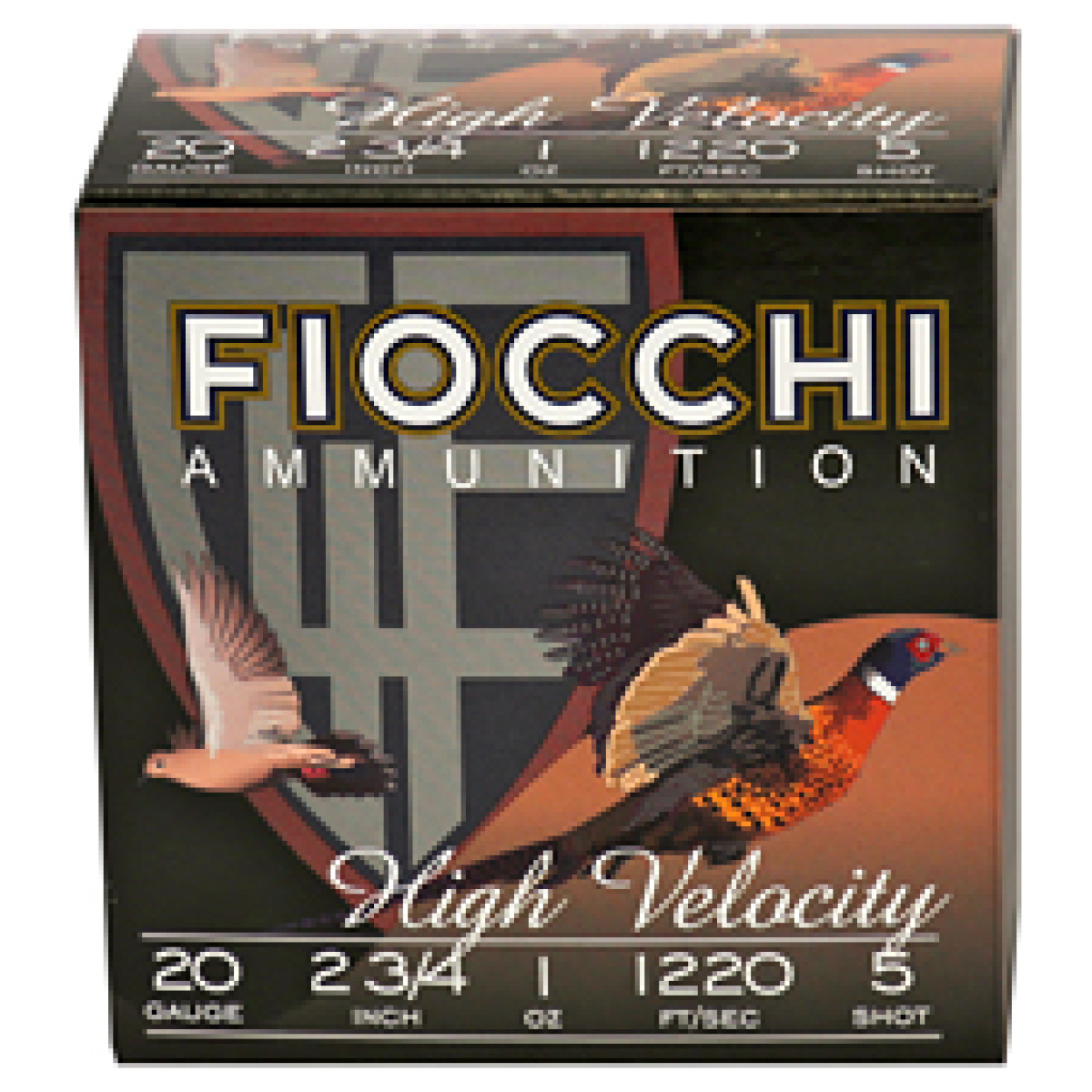 F20hv5_1. Jpg - fiocchi 20ga #5 hv lead hunt 25/250 - f20hv5 1