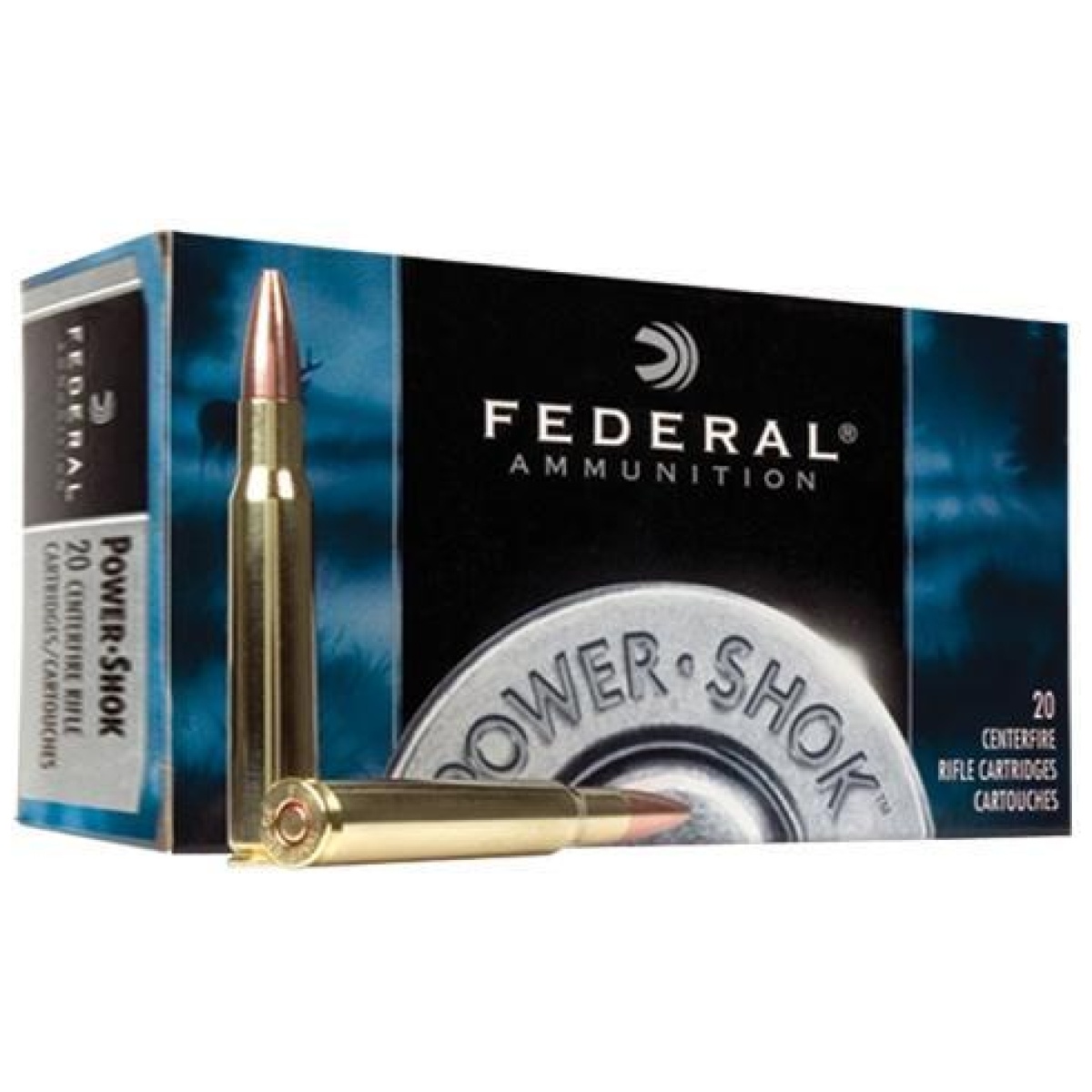 Fa303as. Jpg - federal power-shok rifle ammunition. 303 british 180 gr sp 2640 fps - 20/box - fa303as