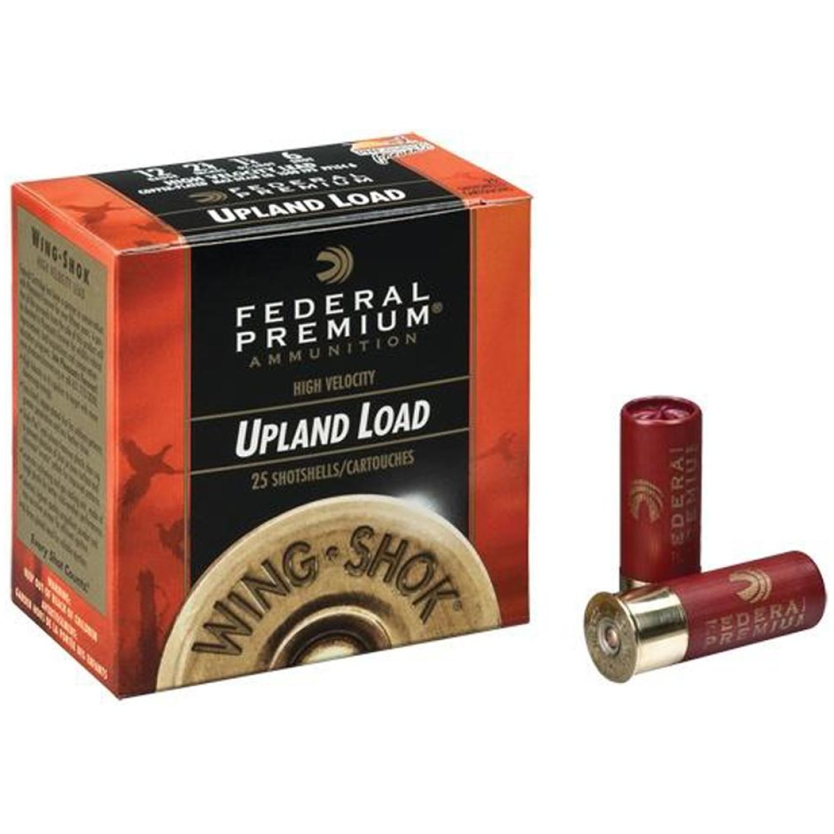 Fap1284_2. Jpg - federal premium wing-shok high-velocity 12 ga 2 3/4" max 1 1/8 oz #467. 5 1500 fps - 25/box - fap1284 2