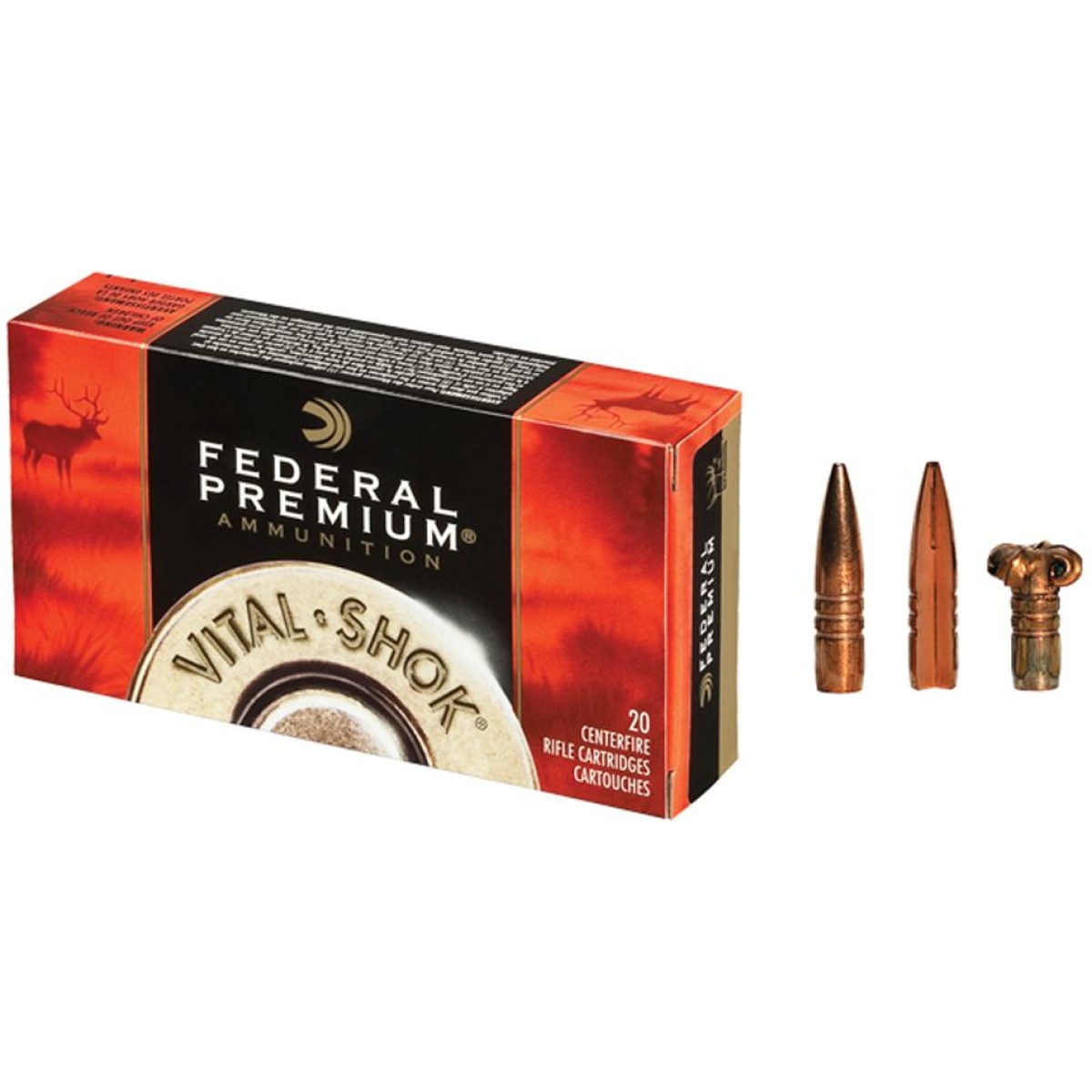 Fap270l_1. Jpg - federal premium triple-shock x rifle ammunition. 270 win 130 gr hp 3060 fps - 20/box - fap270l 1